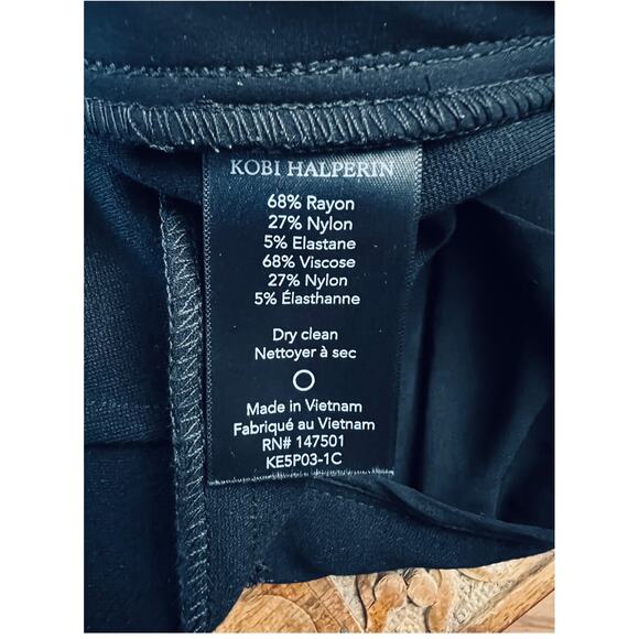 Kobi Halperin Straight Leg Pants Size 0 Zipper and Button Closure - Picture 6 of 7